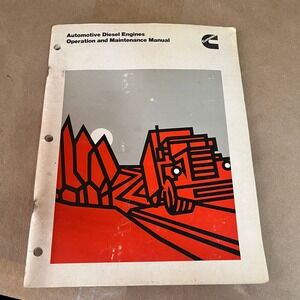 Cummins Automotive Diesel Engines Operation and Maintenance Manual 3379070-03